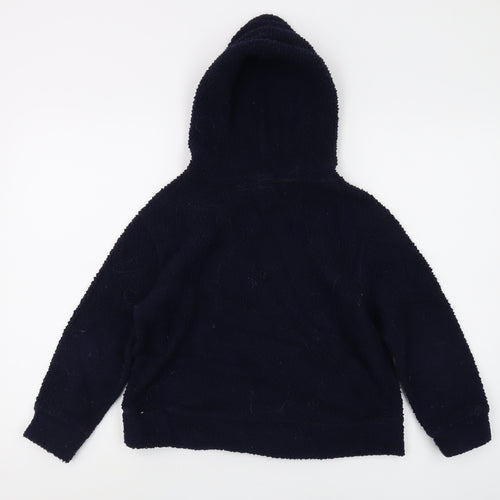 Gap Kids Blue Fleece Hoodie Pullover Boys 8 Years