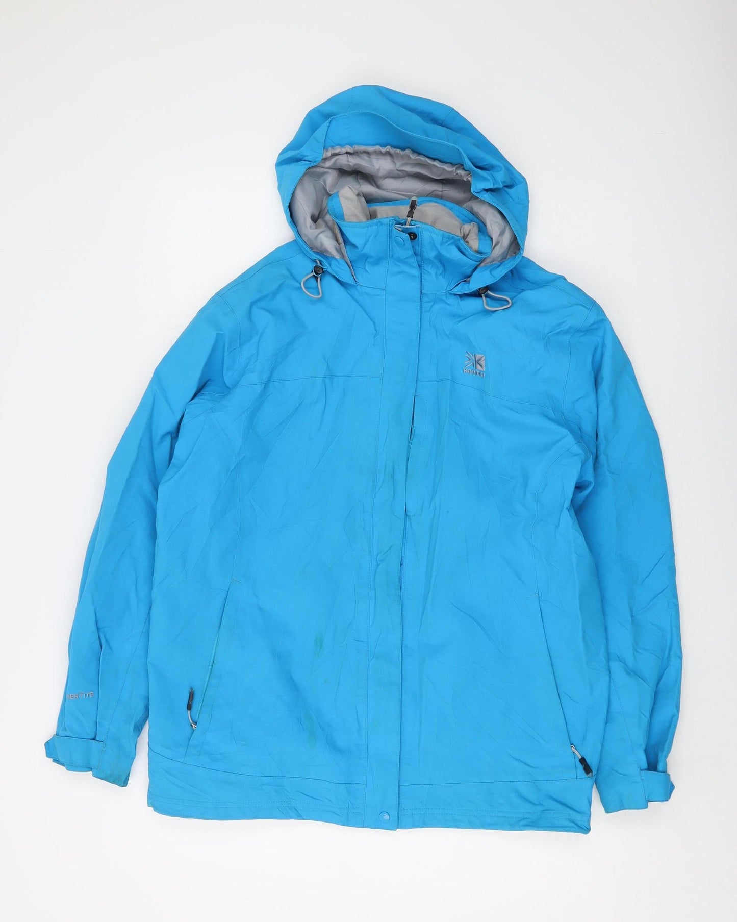 Karrimor Women's Blue Parka Jacket Size 14 Waterproof