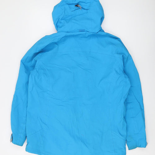 Karrimor Women's Blue Parka Jacket Size 14 Waterproof