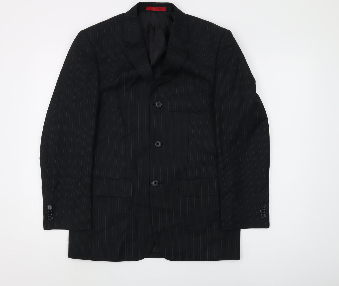 Burton Men's Black Striped Blazer, Size 36S