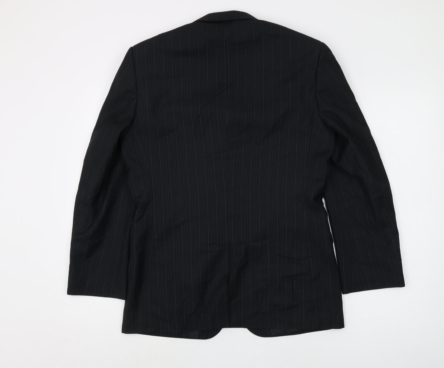Burton Men's Black Striped Blazer, Size 36S