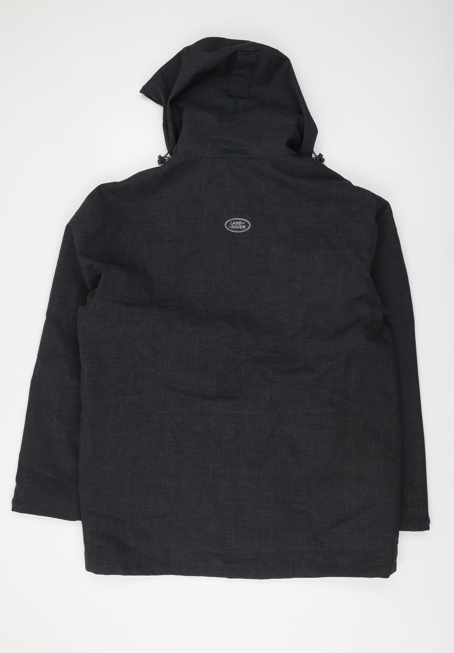 Land Rover Men's Black Hooded Parka Jacket L