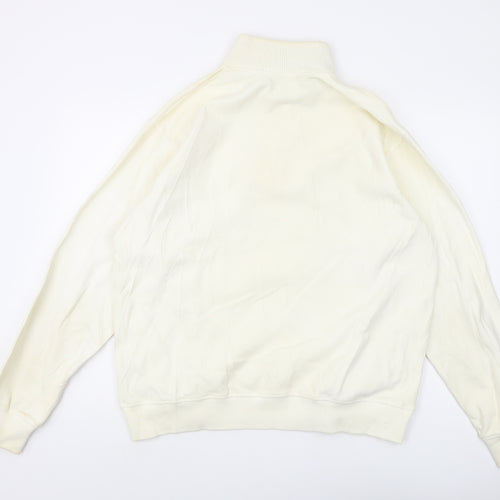 Henri Lloyd Men's Ivory Sweatshirt 2XL High Neck