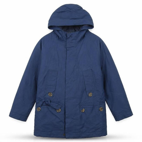 Joules Boys Blue Hooded Jacket 9-10 Years Waterproof Coverall