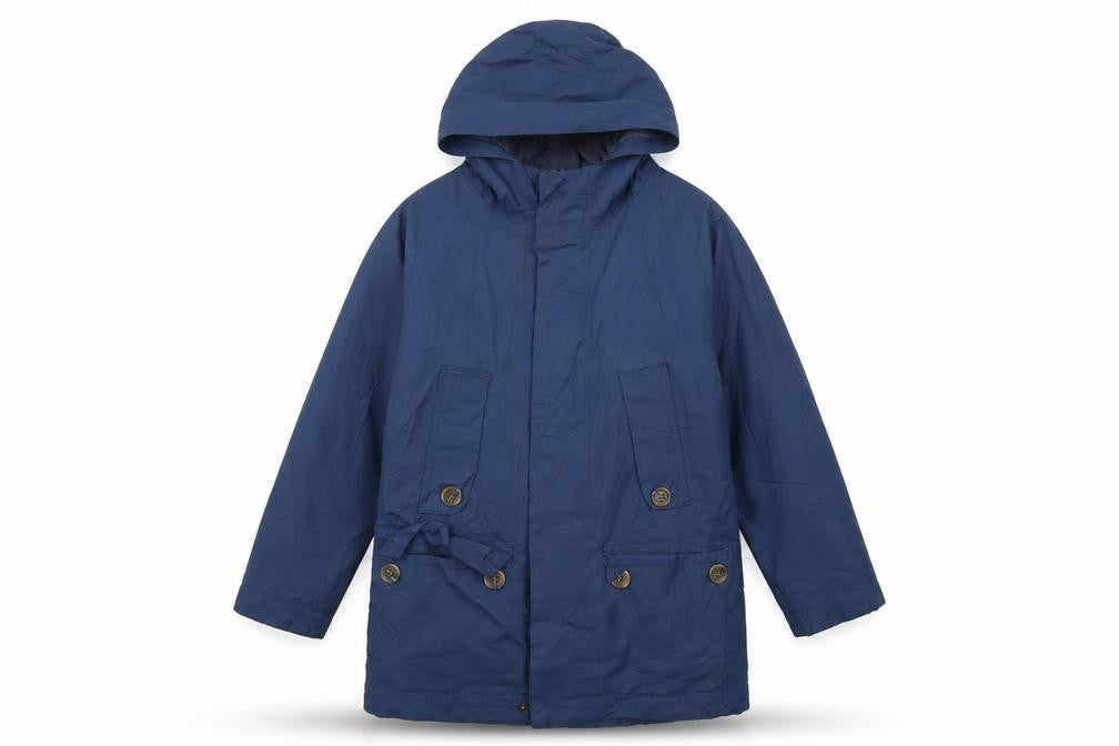 Joules Boys Blue Hooded Jacket 9-10 Years Waterproof Coverall