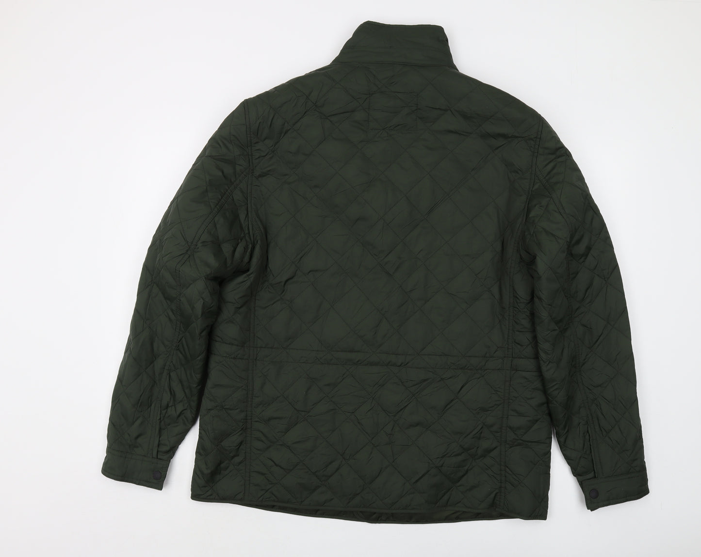 Marks and Spencer Men's Green Quilted Jacket Size L