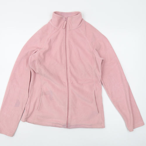 Mountain Warehouse Women's Pink Fleece Jacket Size 10