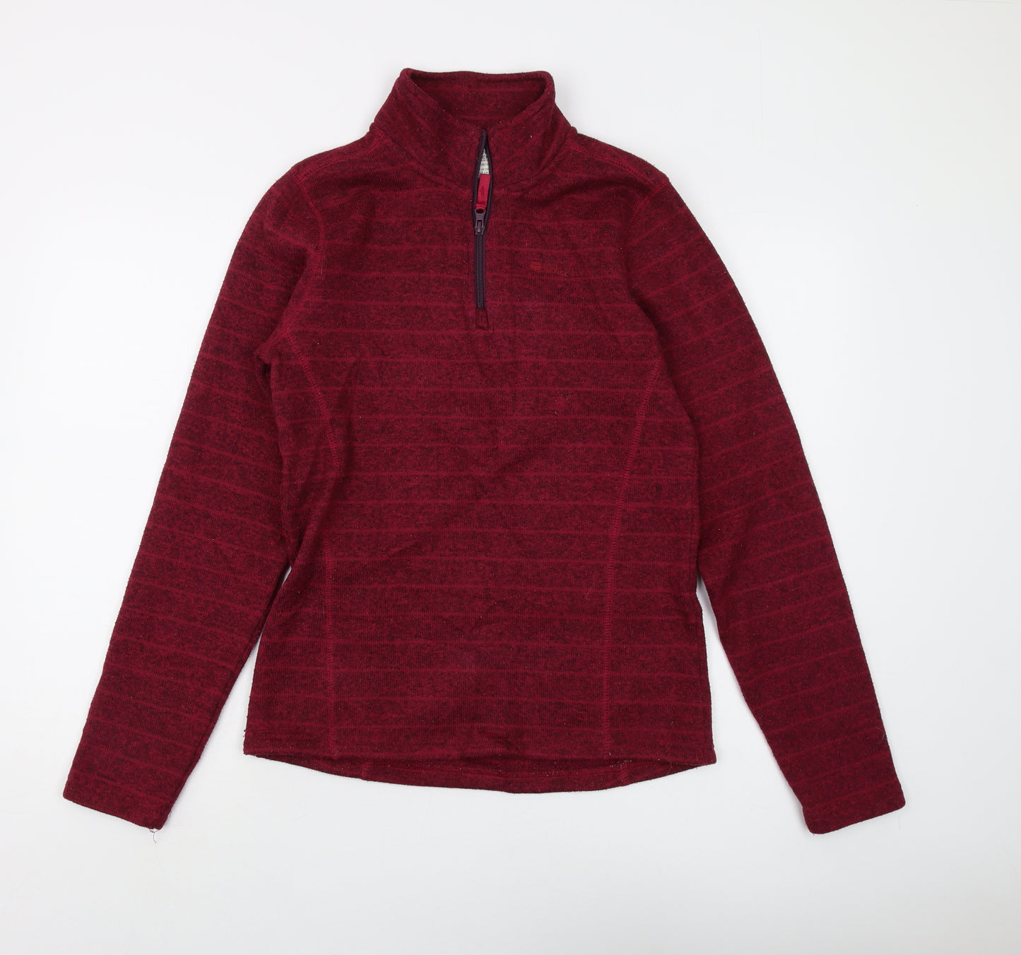Mountain Warehouse Women's Red Henley Sweatshirt Size 12