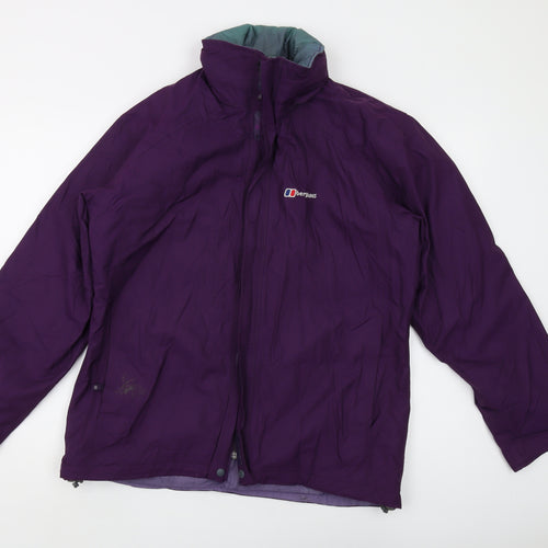 Berghaus Women's Purple Jacket Size 14, Hooded, Casual Wear