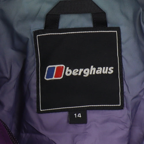 Berghaus Women's Purple Jacket Size 14, Hooded, Casual Wear