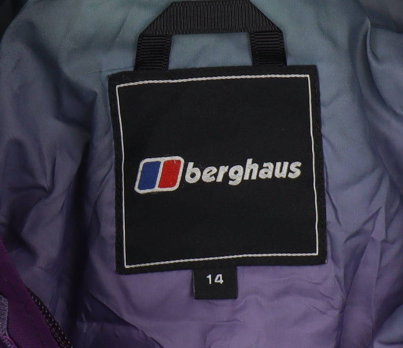 Berghaus Women's Purple Jacket Size 14, Hooded, Casual Wear