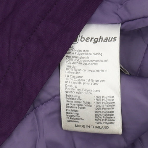 Berghaus Women's Purple Jacket Size 14, Hooded, Casual Wear