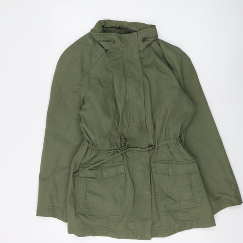 Bonmarché Women's Green Parka Jacket Size 14