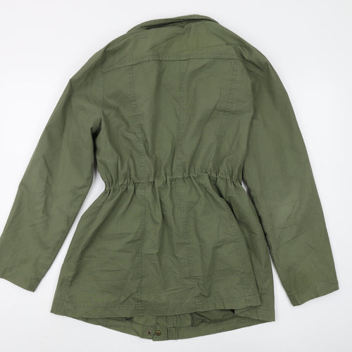 Bonmarché Women's Green Parka Jacket Size 14