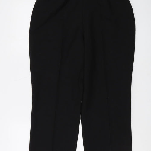 Bonmarché Women's Black Straight Trousers Size 12