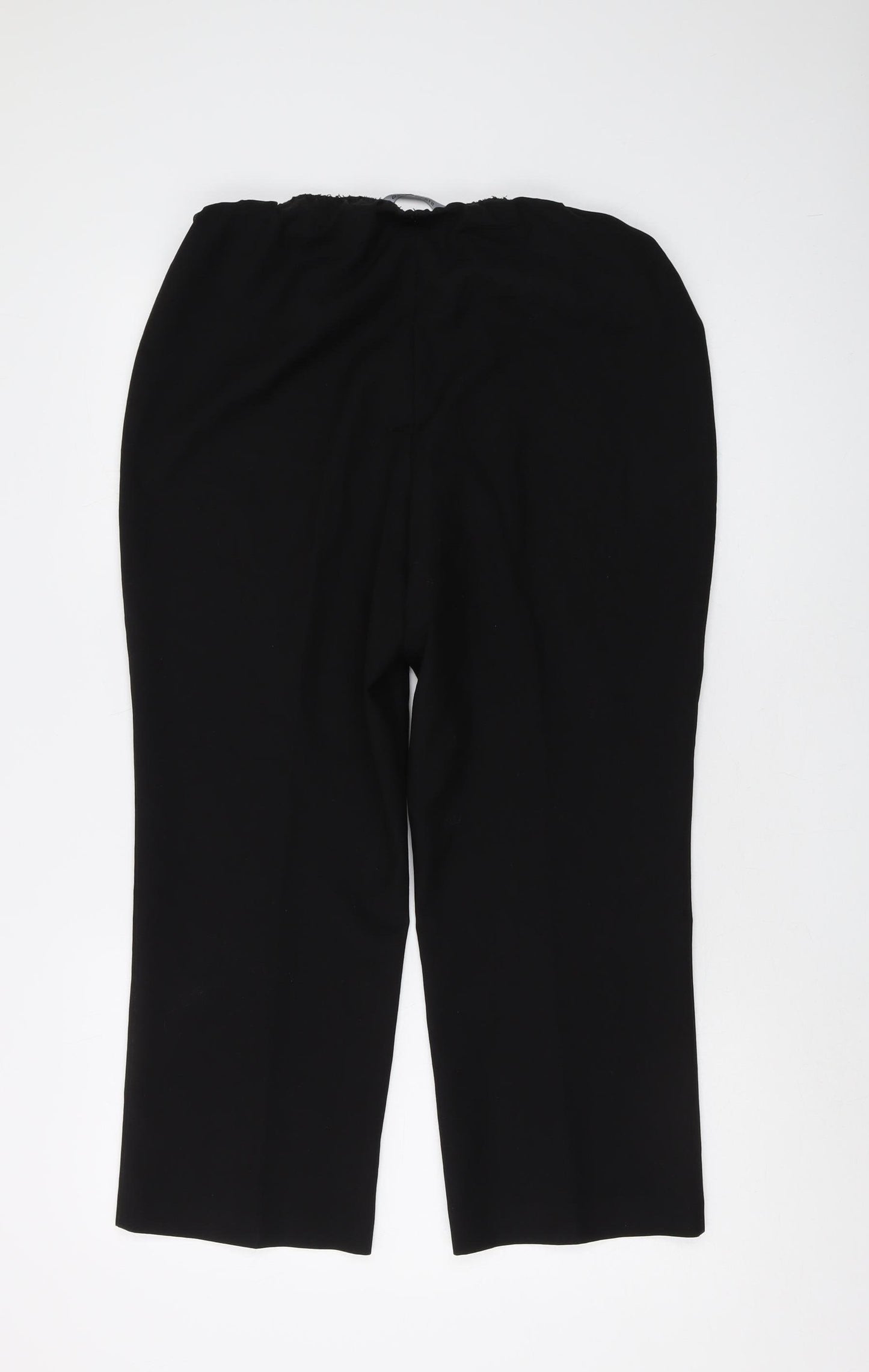 Bonmarché Women's Black Straight Trousers Size 12