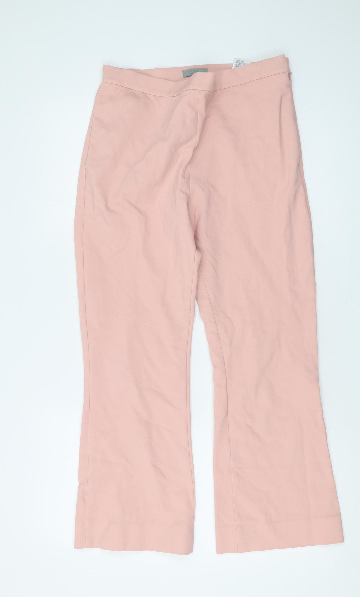 COS Women's Pink Flared Trousers UK 10