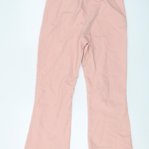 COS Women's Pink Flared Trousers UK 10