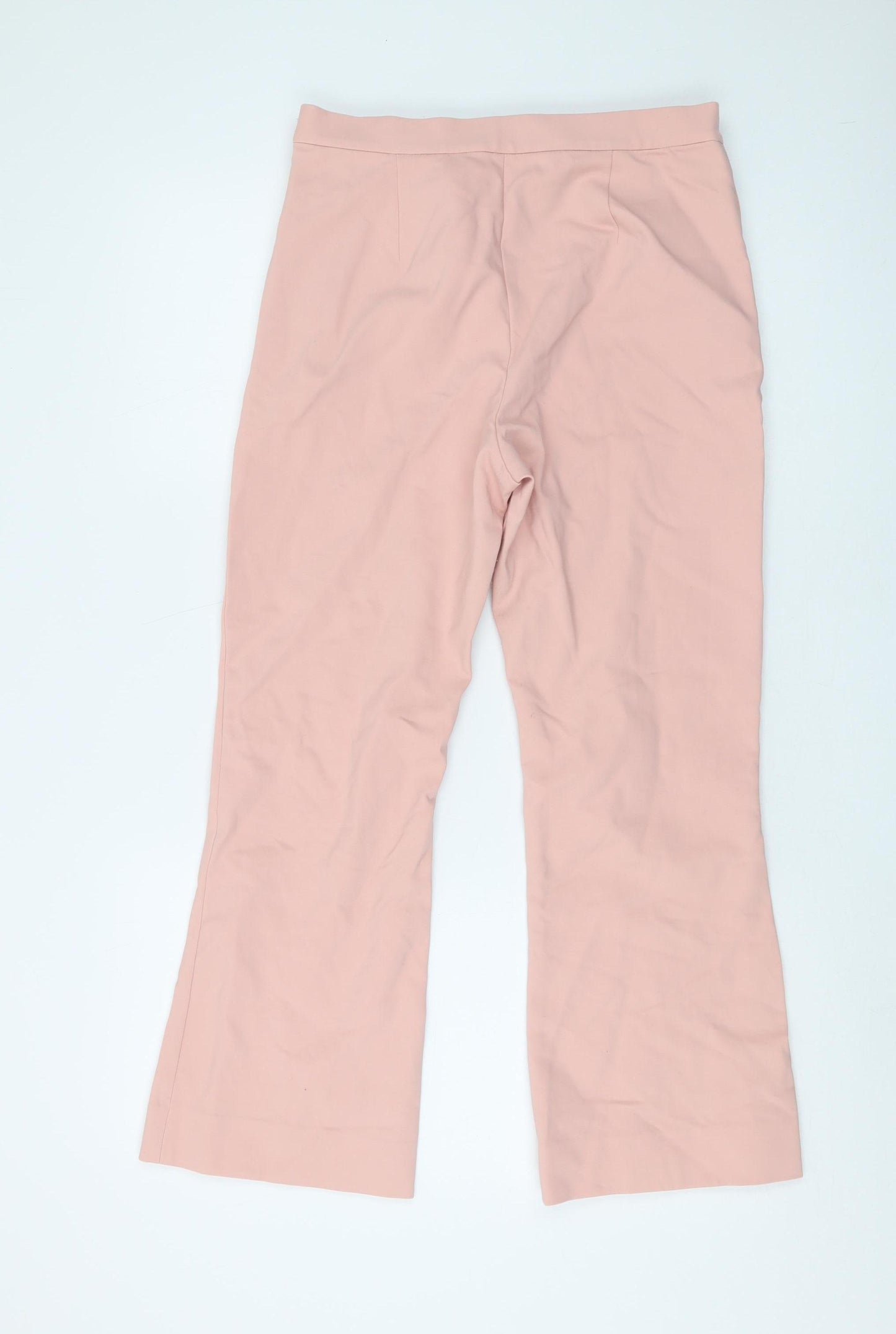 COS Women's Pink Flared Trousers UK 10