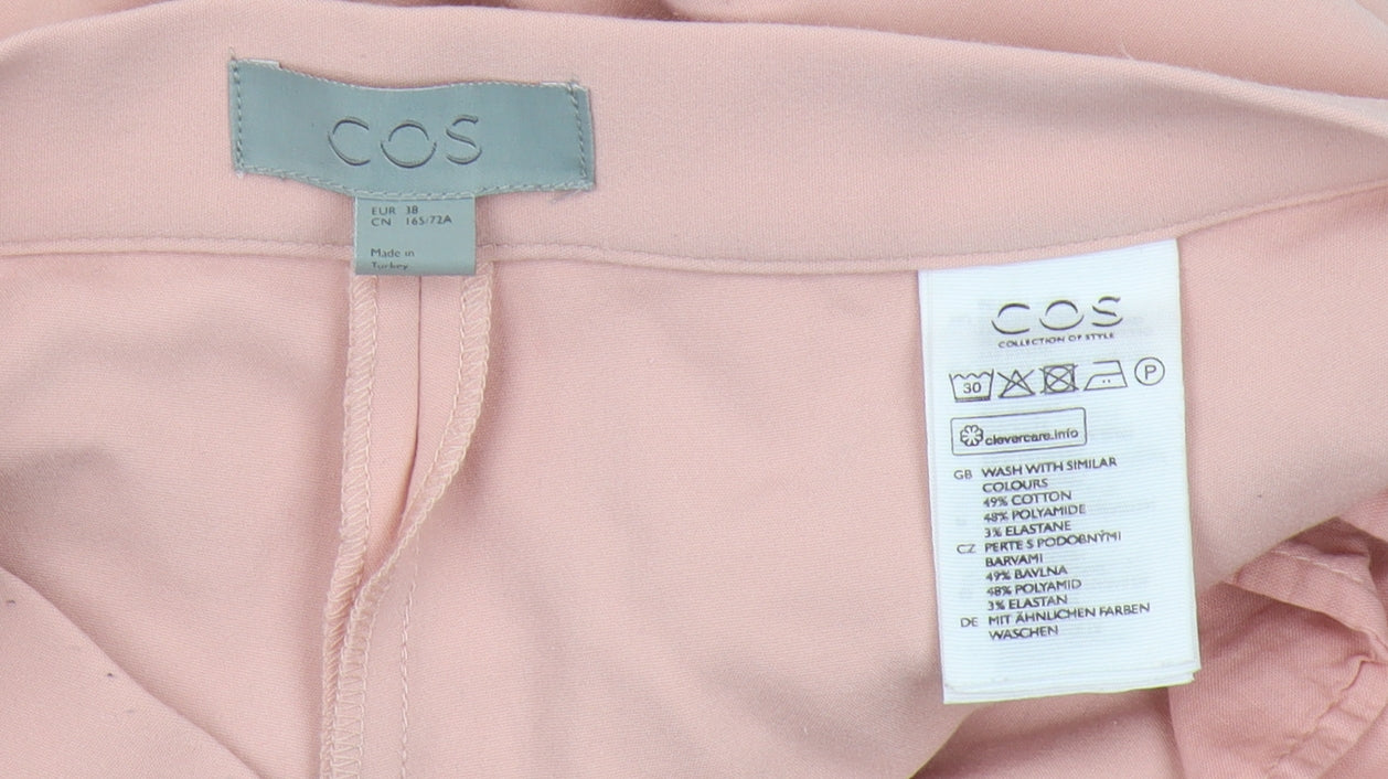 COS Women's Pink Flared Trousers UK 10