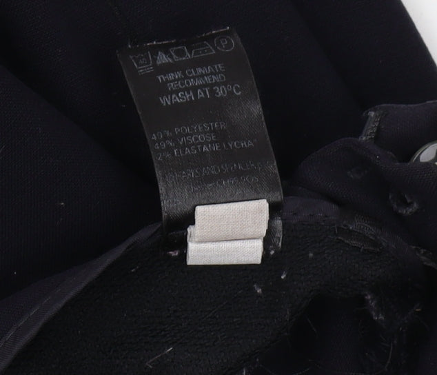 Marks and Spencer Women's Black Trousers Size 18
