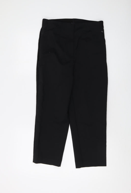 Marks and Spencer Women's Black Trousers, Size 10