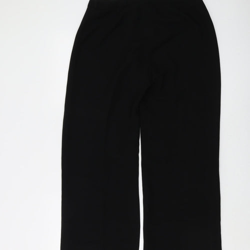 Dunnes Stores Women's Black Wide-Leg Trousers Size 12