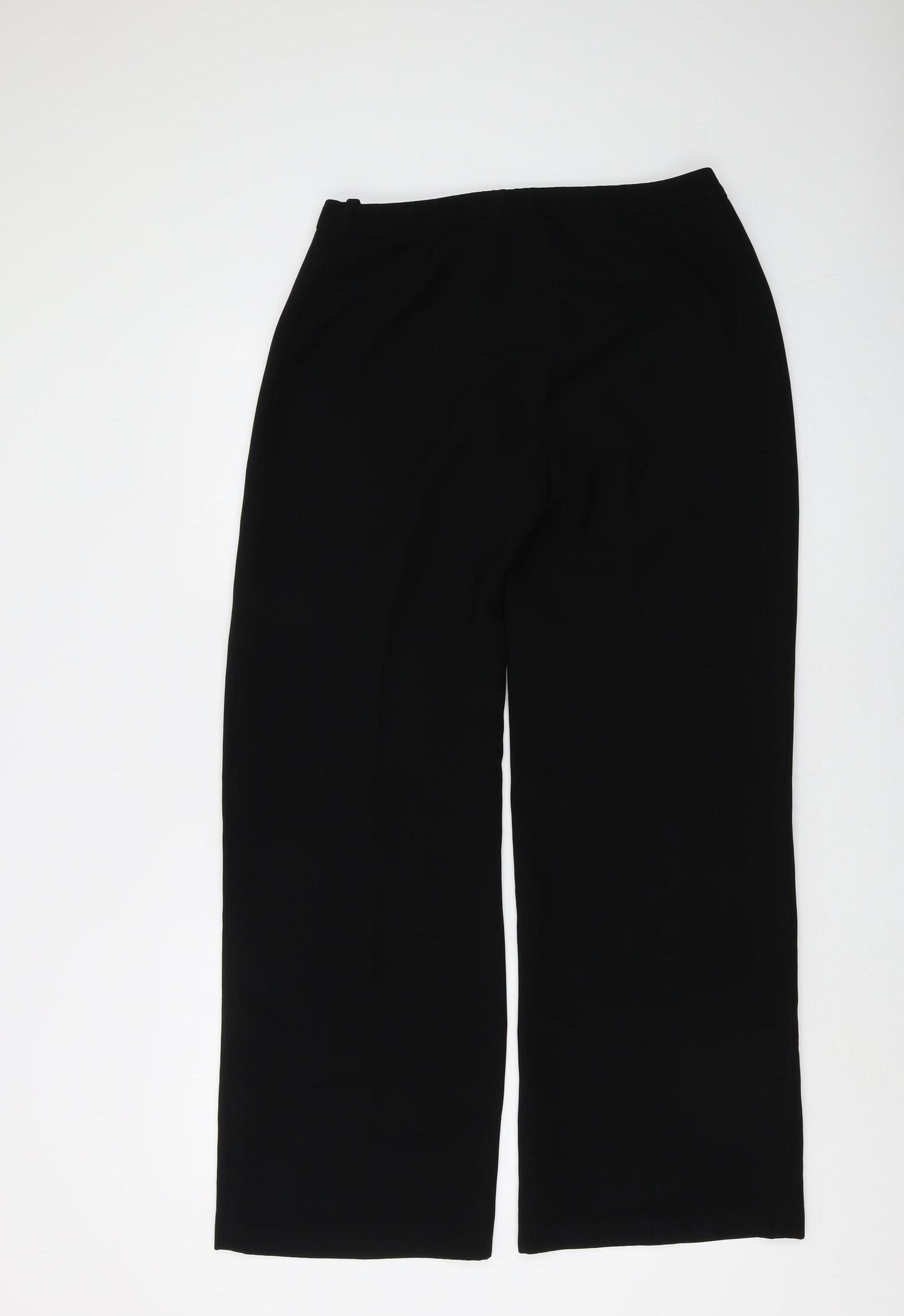 Dunnes Stores Women's Black Wide-Leg Trousers Size 12