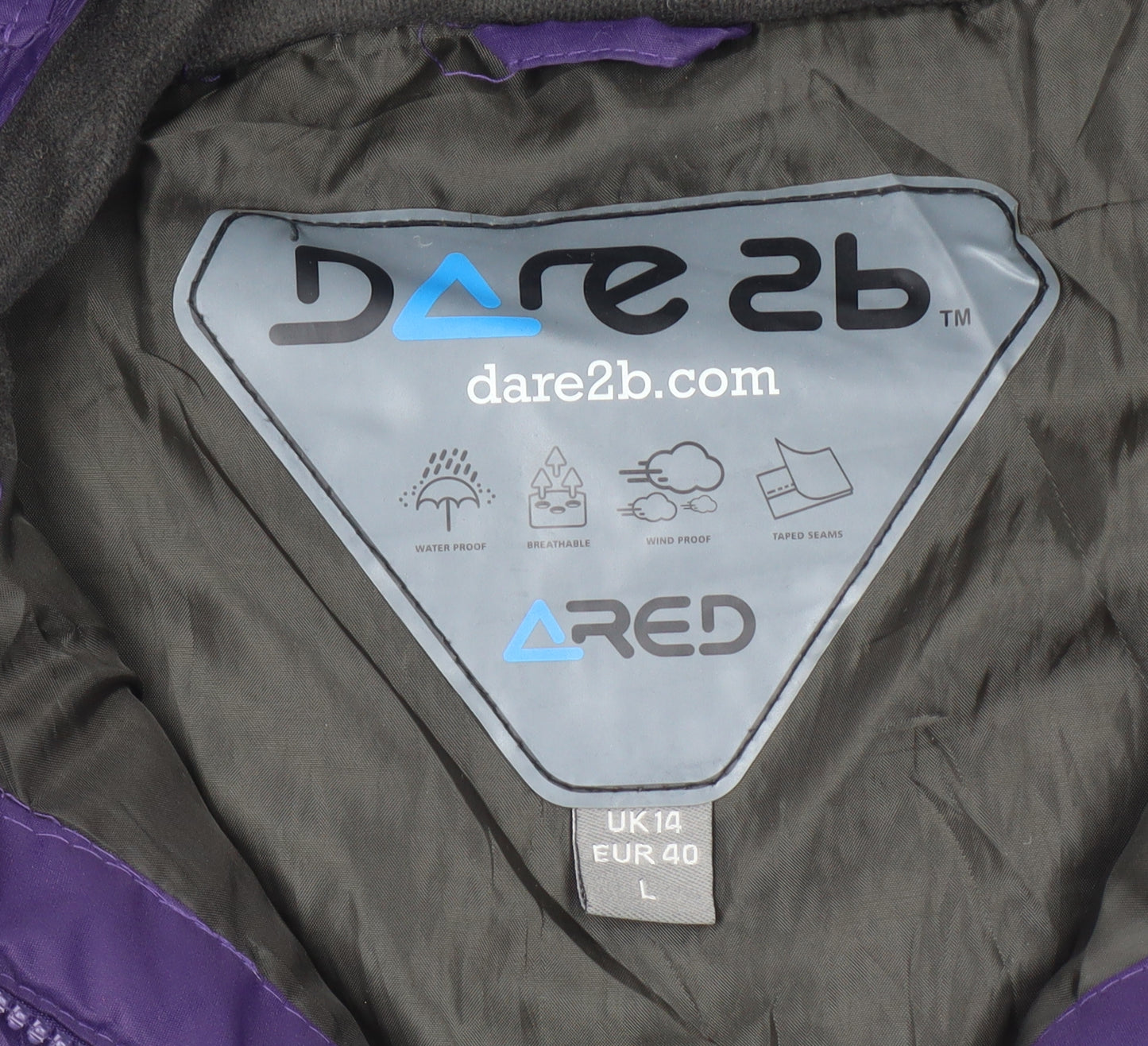 Dare2b Women's Purple Ski Jacket Size 14