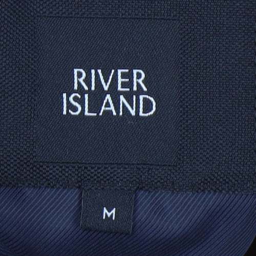 River Island Men's Beige Overcoat - M, Business Casual