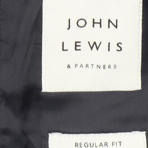 John Lewis Men's Black Blazer 42R Regular Fit