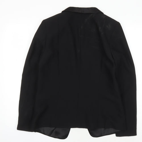 H&M Women's Black Tuxedo Suit Jacket Size 14