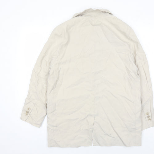 Zara Women's Beige Blazer, Size 8, Lined, Spring Style