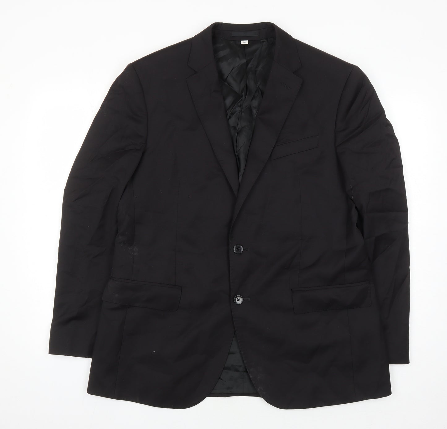 Marks and Spencer Men's Black Wool Blazer 42R