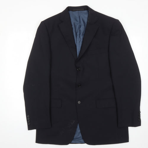 Marks and Spencer Men's Blue Blazer, 40R Chest
