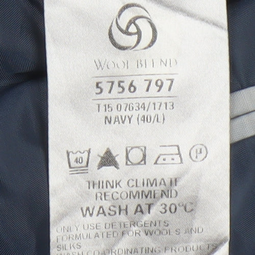 Marks and Spencer Men's Blue Blazer, 40R Chest
