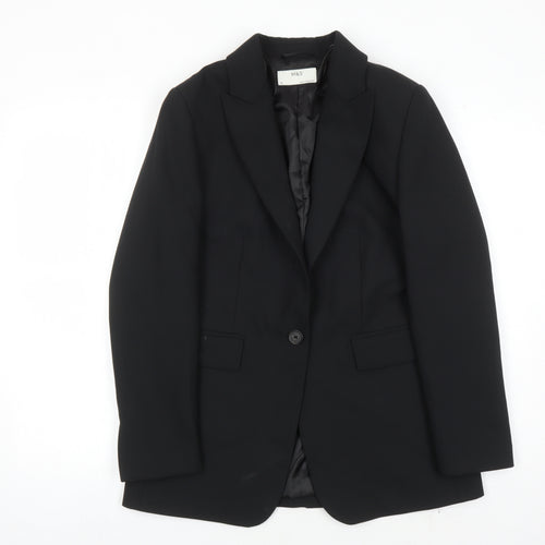 Marks and Spencer Women's Black Blazer Jacket Size 10