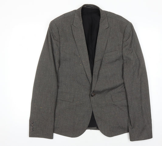 ASOS Men's Grey Blazer 42 - Stylish Casual Wear