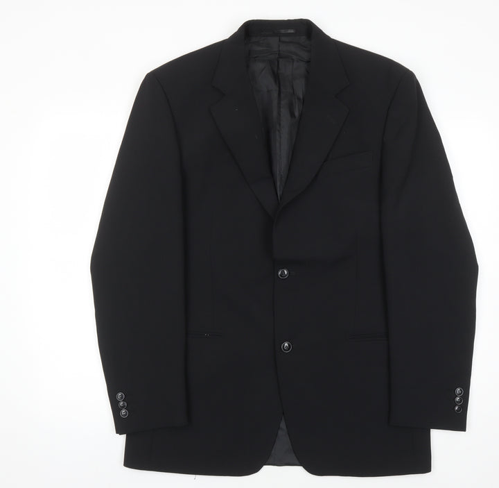 Farah Men's Black Blazer 38L Jacket Formal