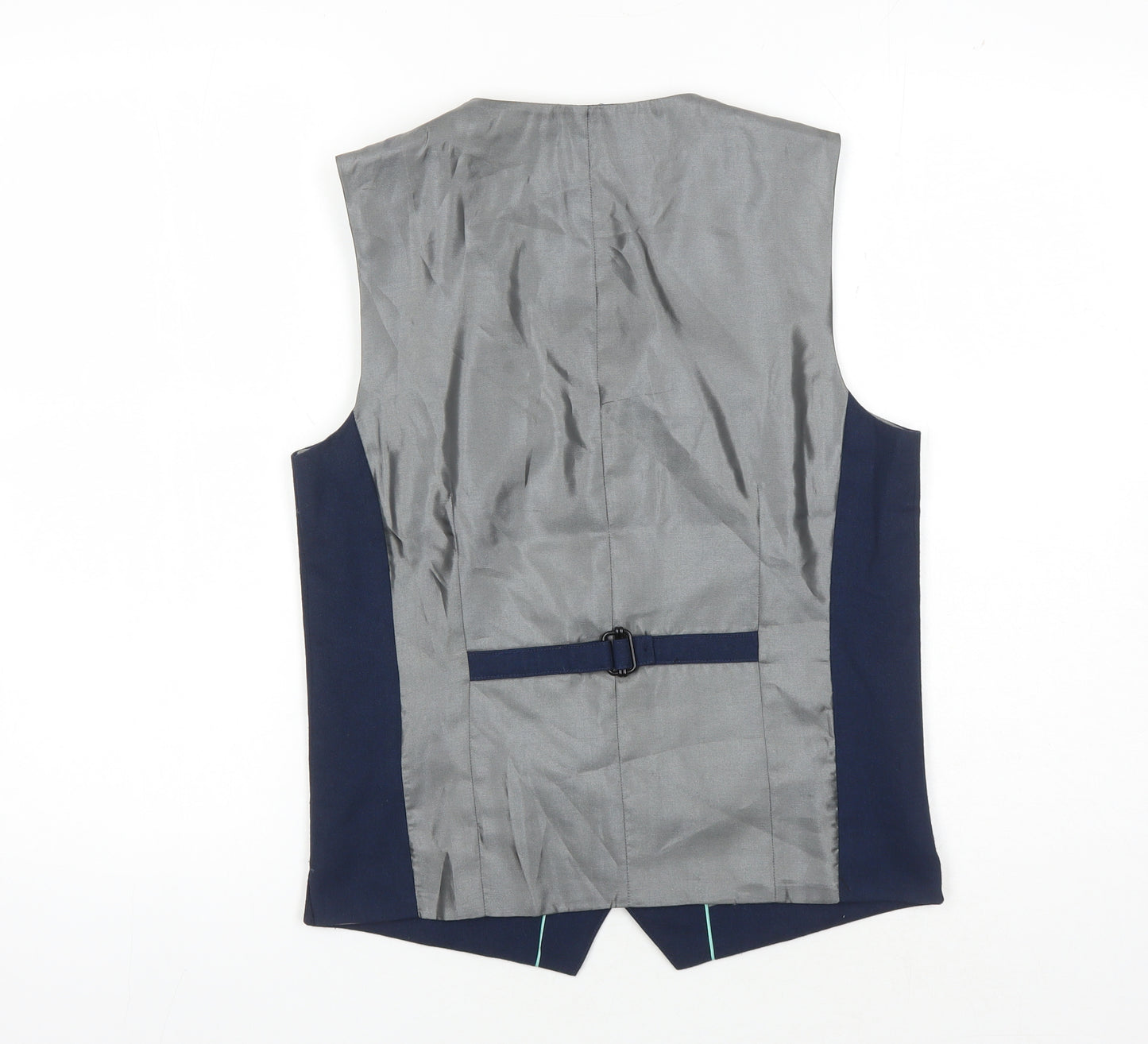 Very Boys Blue Suit Waistcoat Formal Party 14 Years