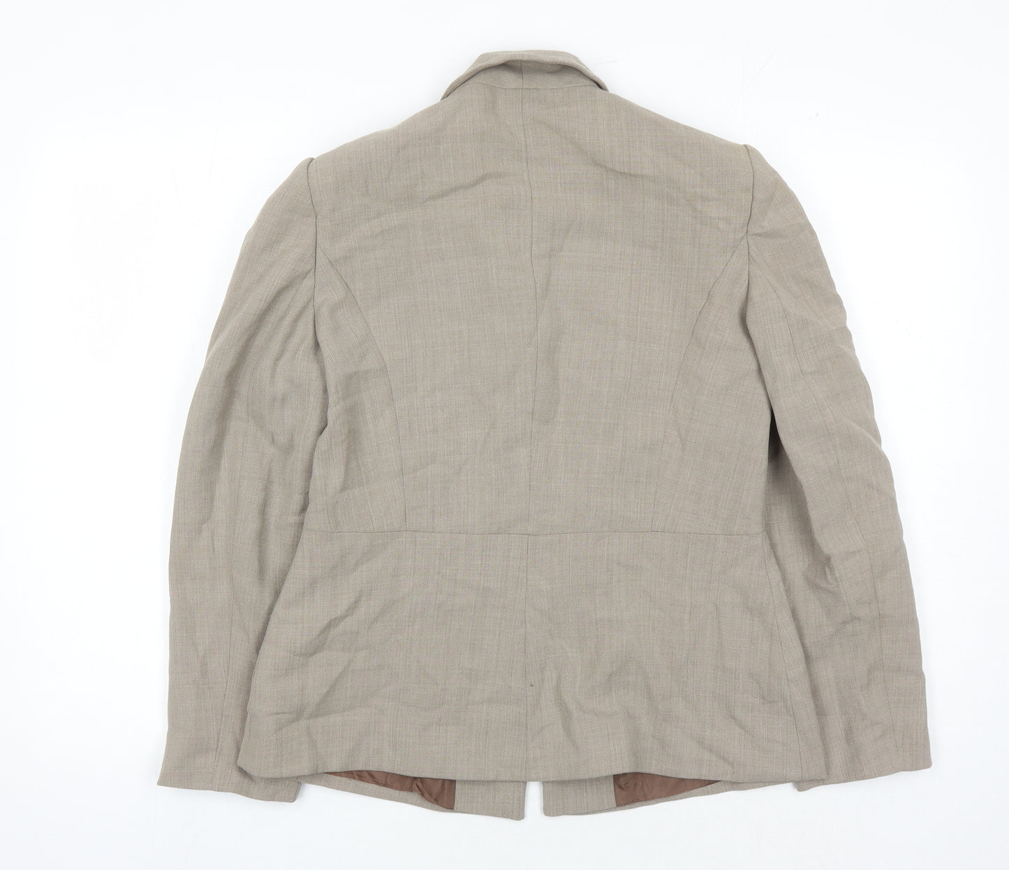 Richards Women's Beige Blazer Size 12 Business Wear