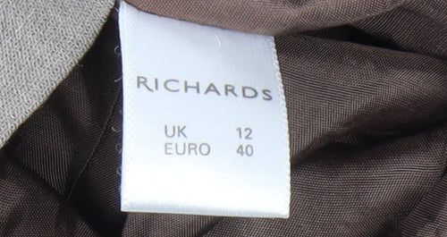 Richards Women's Beige Blazer Size 12 Business Wear