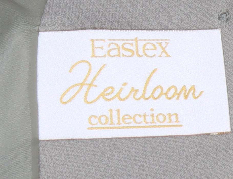 Eastex Women Beige Suit Jacket Coat UK 14 Lined