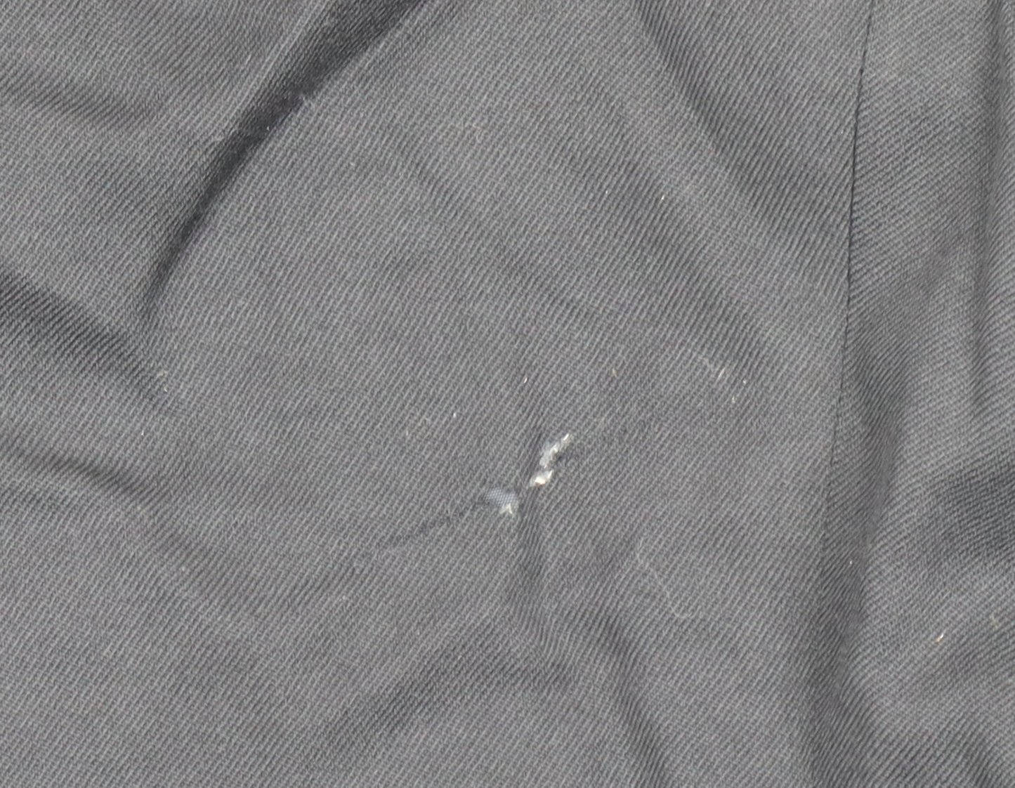 Debenhams Men's Black Wool Blazer, Size 40L, Double-Breasted