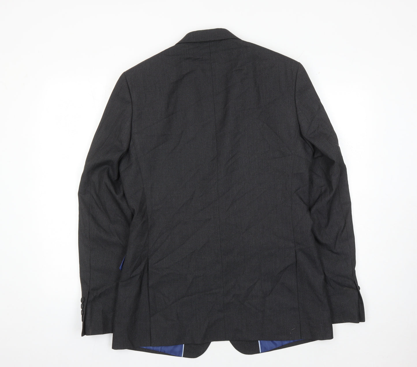 Marks and Spencer Men's Grey Long Blazer Size 40L