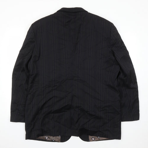 Ben Sherman Men's Black Vintage Blazer, Size 44R