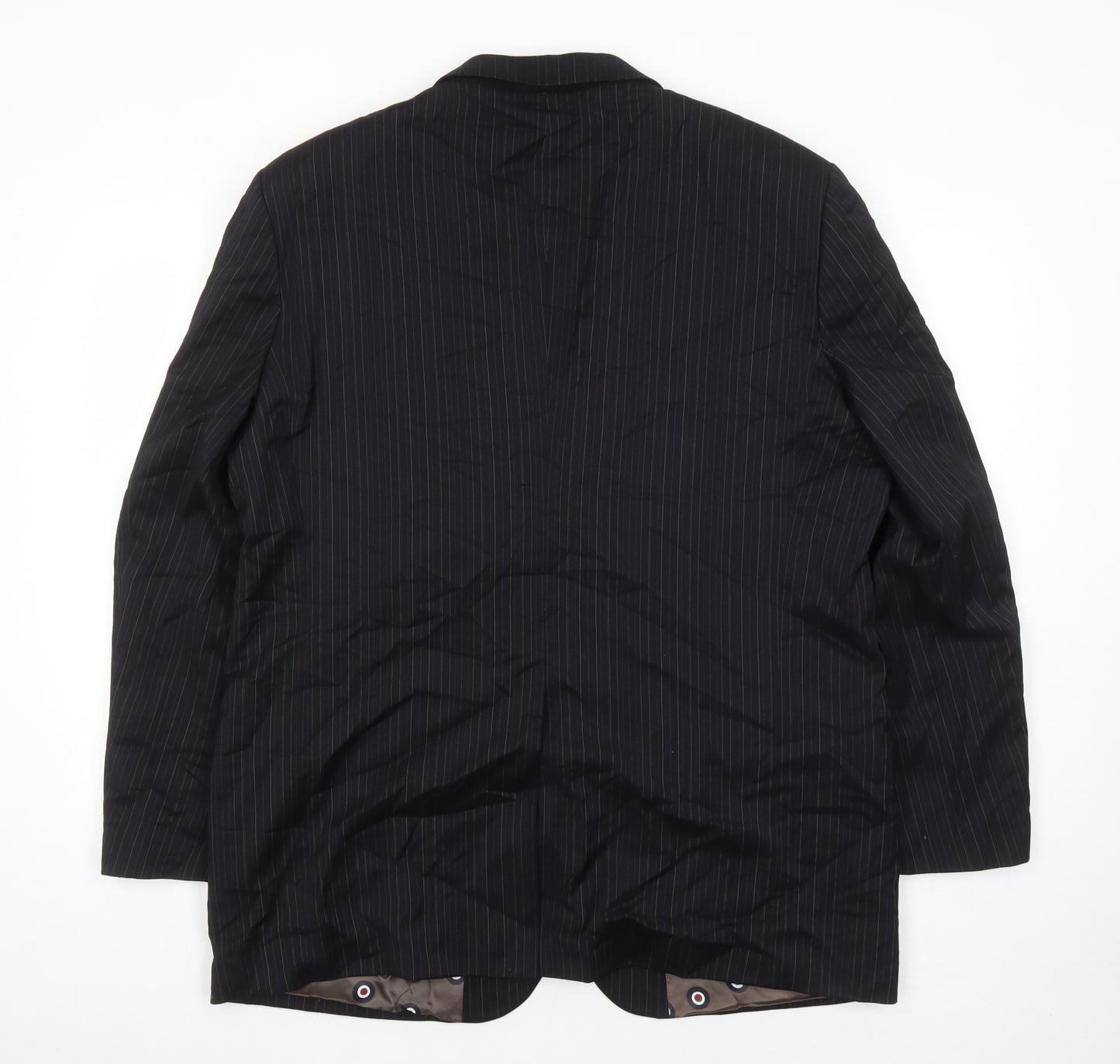 Ben Sherman Men's Black Vintage Blazer, Size 44R