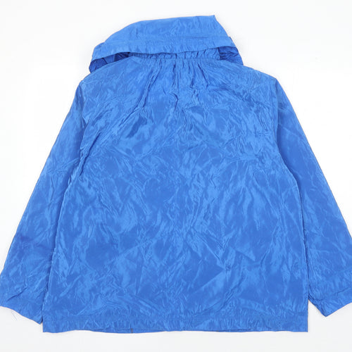 Lakeland Women's Blue Jacket Size 16 Mid-Length Hooded