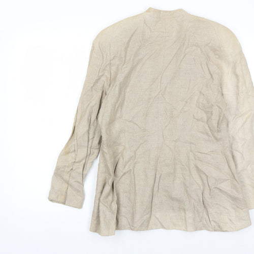Ghinelli Beige Women's Suit Jacket - Size 12