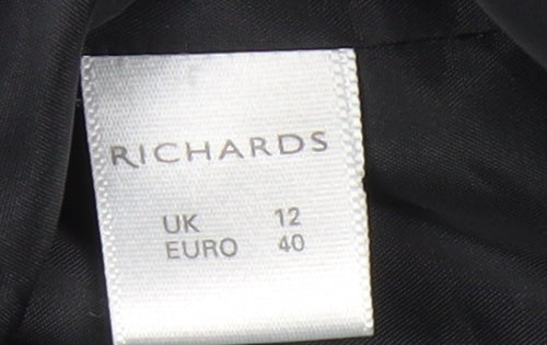 Richards Womens Black Suit Jacket, Size 12, Business